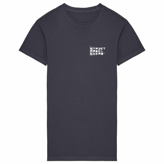 Street club Women's Vintage T-shirt Dress - front_washedcoalgrey